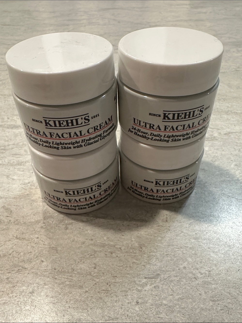 4 Kiehl's Ultra Facial Cream Minis